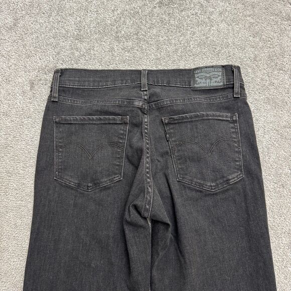 Levi's 311 Shaping Skinny Denim Jeans Womens 27x30 Black Mid Rise Casual Stretch - Picture 4 of 16